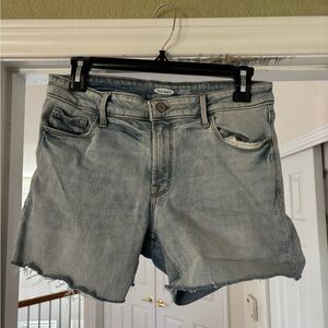 Old Navy Faded Blue Denim Cutoff Shorts